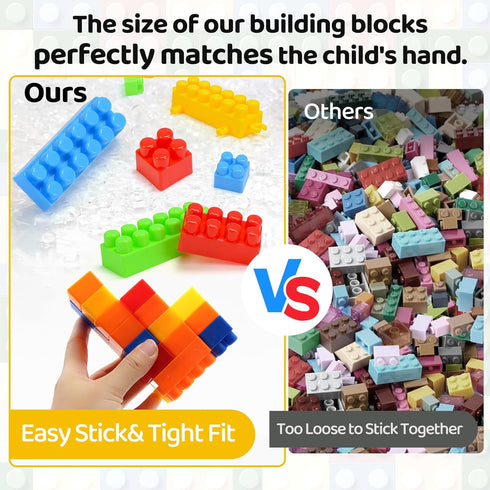 LOGBAY 2025 177 3+, Set 2board+177psc (177psc+1board Latest PCS Large Building Blocks for Toddlers Ages Big Bricks