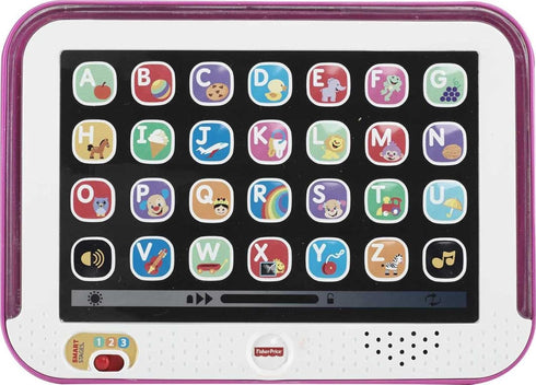 Fisher-Price Toddler Learning Toy, Laugh & Learn Smart Stages Tablet with Lights & Music for Infants 1+ Years