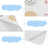 SyXIOP 28" 52" Cartoon Cute Animal Face Cooling Baby Fitted Crib Mattress x Breathable Padded Crib for Kids, Adult