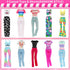 37 11.5 Inch 1Sequin 5 5 4 2 10 5 BARWA Pcs Doll Clothes and Accessories for Girl Dolls Including Wedding Gown, Tops