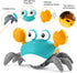 Hirger Crawling Crab Baby Toy, Tummy Time Toys for Infant 3-36 Months, Walking Dancing Crab for Toddler Birthday Gifts