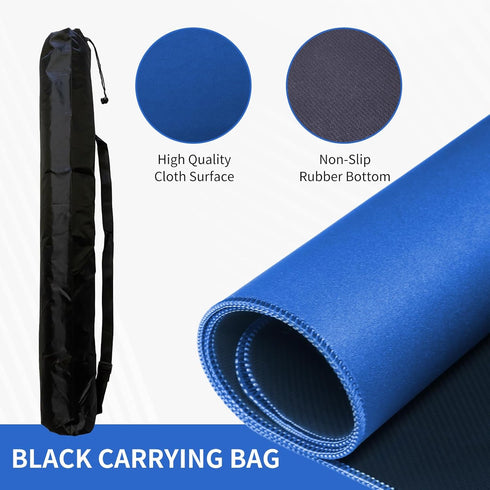 31.5 Inches) Mahjong Mat, Mahjong Table Mat with Black Carrying Bag,Rubber Anti Slip Game Mat and Noise Reducing Table