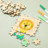 Juvale 100 Blank Wooden Puzzle Pieces for Crafts, DIY Art Projects, Unfinished Freeform Jigsaw Wood Puzzle