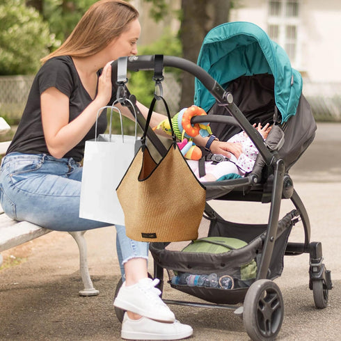DEVPSISR Mommy 2Pcs Baby Stroller Hooks Clip Universal Stroller Clips Stroller Accessories Hook Hook for Stroller