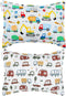 ALVABABY Toddler Pillowcases 2 Pack Organic Cotton Kids Pillow Cover Fit 13"x