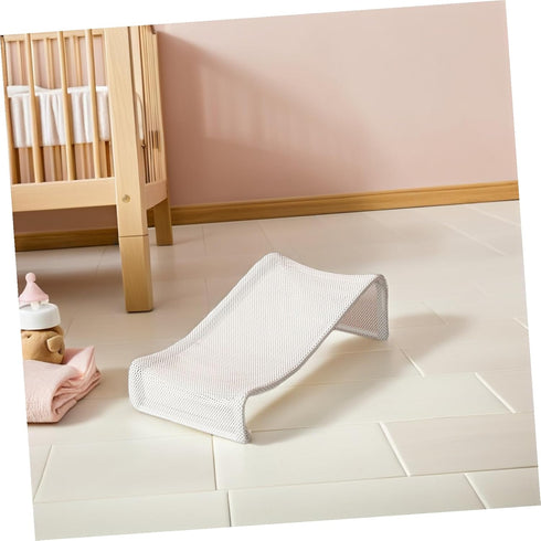 Vaguelly Bath Support Seat Soft Mesh Mat for Newborns Comfortable and Breathable Bathing Cushion Lightweight