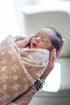100% Set 2, 47" 47", Crane Baby Cotton Muslin Swaddle Blankets, Ezra Woodland Animal, Baby Swaddle Blanket, of x