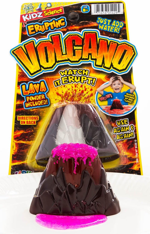 Small Erupting Volcano Science Kit (6 Volcano Toy) for Kids 6-8, Preschool Educational Lab Learning STEM Toys