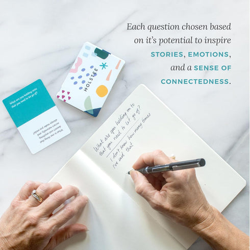 Holstee Reflection Cards, A Deck of 100+ Questions for Meaningful Connections and Conversations