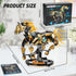 funxinee 12+, Mechanical Horse Building Blocks Linkage Kit, Animal World Model with Lighting & Display Stand, STEM Toy
