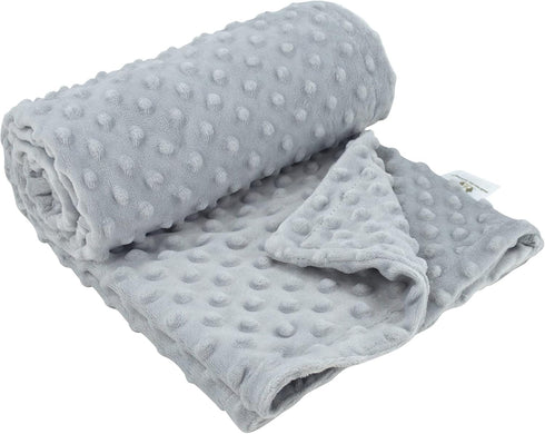 LAT LEE AND TOWN Minky Dot Baby Blanket - Lightweight & Breathable
