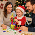 26 3-5+, Travel Magnetic Tiles for Kids, PCs Mini Magnetic Building Blocks with Festive Iron Storage Box, STEM Travel