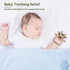 CAHILON 2 Pack 0-6 6-12 Baby Teething Toys Months, Adjustable Anti Dropping Wrist Teething Mittens, Food Grade Silicone