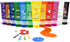 Noosuna Washable Finger Paint with a Sponge Head, 12 Colors (1.69fl oz/Tube) Non-toxic,