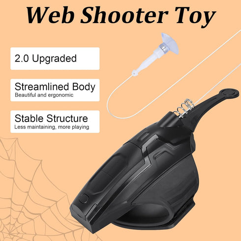 Spider Web Shooter Toy V2 - Web Launcher String Shooters 2.0 Upgrade, Cool Gadgets for Superhero Role-Play
