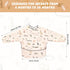 Mess-Free Baby Feeding Smock with Long Sleeves | Waterproof Bib for Infants and Toddlers