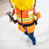 Set (6-Piece) (24-Piece) Melissa & Doug Construction Worker Costume with Deluxe Jumbo Cardboard Blocks
