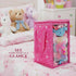 3 100 Primo Lines Doll Clothes & Accessories Storage Organizer Pink Stackable Bags with Adjustable Dividers, Resealable