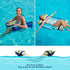 Hammock 2 Pack Hammock 4 1 Swimming Jasonwell Inflatable Pool Float - Water Pool Floaties Multi-Purpose (Saddle Lounge