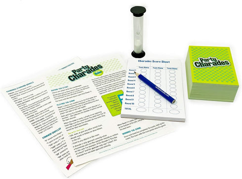 Outset Media Party Charades Game – 550 Charades – Great Family Game for 2+ Players Ages 10+
