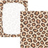 CZXW 52" 28" Wild Leopard Pattern Crib Sheets Fitted x Natural Cotton Soft & Breathable for Baby Crib Mattress