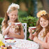 Shappy 35 Pieces Tea Party Bingo Game - 24 Players Floral Cards for Kids Family School Activities