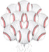 Durony 12 Pieces 18 inches Baseball Balloons – Foil Mylar Baseball Themed Party Decorations for Birthday