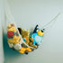 Enovoe Stuffed Animal Toy Hammock, Hanging Storage Net, Toy Organizer for Clean Room, Durable, Easy to Install, White