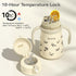 316L 11 oz (1Pack, Evorie Leak Proof Vacuum Insulated Water Bottle, Stainless Steel Sippy Cup for Toddlers, Straw Cup