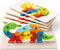 6 Pack Wooden Animal Toddler Puzzles for Kids Ages 3-5, Montessori Learning Jigsaw Toys for 2-6 Years