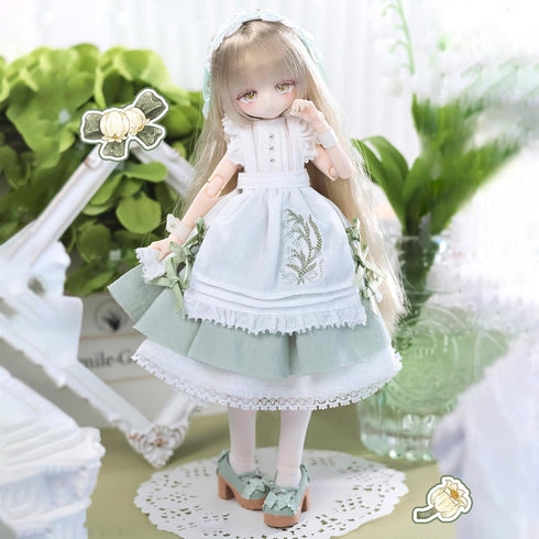 BJD Dolls 1/8 BJD Doll 9" Ball Jointed Doll Dress Up Dolls