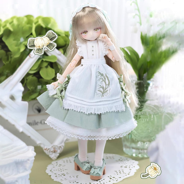BJD Dolls 1/8 BJD Doll 9" Ball Jointed Doll Dress Up Dolls