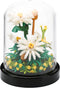YaJie Flower Bouquet Building Set - White Daisy Blocks for Adults, Unique Botanical Home Decor (490 PCS)