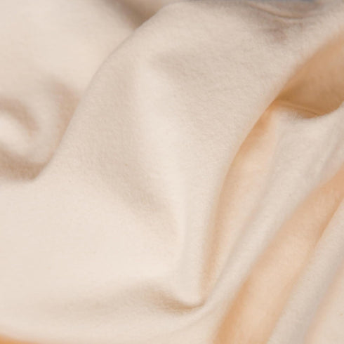 Natural Flannel Crib Sheet in Organic Cotton - Oolie