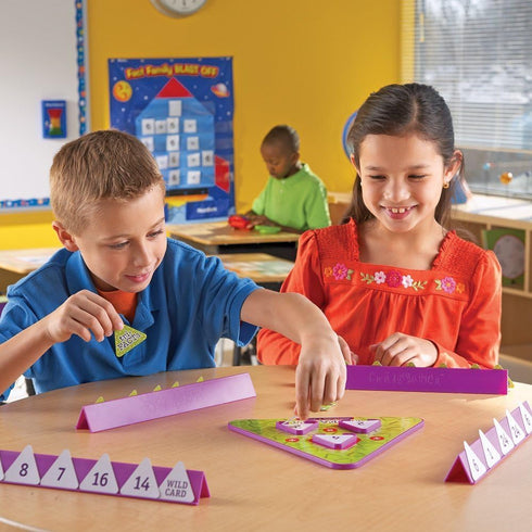 Learning Resources Tri-FACTa Multiplication & Division Game - Math Manipulatives, Kid Montessori Board Games, Classroom
