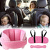 Car Seat Head Support Band, Adjustable Neck Relief for Infants and Baby Car Seats (Pink)