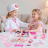 34 3-5 Set, Sundaymot Doctor Kit for Girls, Pcs Doctor kit for Toddlers with Medical Storage Bag & Real Stethoscope