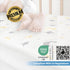 NEWO SELECT Sheets,%100 52"x28" 2, Pack) Waterproof Crib Mattress Protector Cotton Fabric, Absorbent Crib/Toddler
