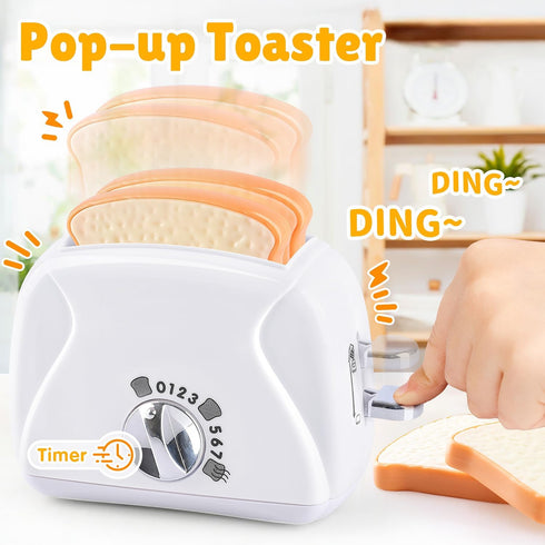 Sets, 4-8 3-5, 4 Kids Toy Kitchen Play Kitchen Accessories for Kids Ages Kitchen Appliance Toys, Blender, Coffee Maker