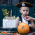 Charniol 32 Sailboat Set Pcs Pirate Ship Cake Topper Nautical Model Decoration Gold Coins Pirate Gems Treasure