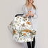 Schgap Halloween Pumpkins Car Seat Cover for Baby, Nursing Cover Breastfeeding Baby Carrier Cover Stroller Cover