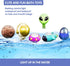 Bath Toys Light Up Floating Space Bath Tub Toy Set, 6pcs Glowing Universe Theme Educational Shower Pool Toys