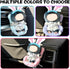 17cm, Mini Car Seat for Clip-On Air Vent Safety Seat with Soft Cushion and ABS Base, Cute Car Decoration & Display