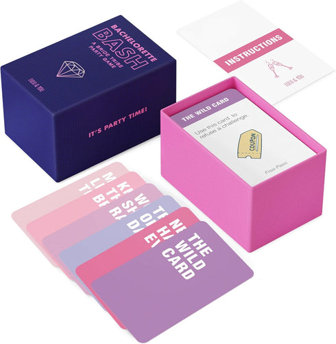 200 Lulu & You BASH Bachelorette Party Game - Funny Bachelorette Game - Over Cards, Great for A Bridesmaid Party, Girls