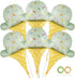 YOTHORN 6 Pcs Ice Cream Balloons, Giant Ice Cream Cone Foil Balloon for