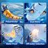 2.4Ghz 6 7 8 1:18 JUKUDAHU Remote Control Shark Toys for Kids Years Old, Scale High Simulation Shark for Pool, Bath