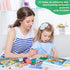 3 Pack Paint by Numbers for Kids Ages 8-12, Includes (8x10, 8x9, 8x8 inch) Framed Canvas, 30 Acrylic Paint Pots, 5