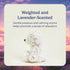 warmies Microwavable & Weighted Stuffed Animals, Marshmallow Brown Bear - Heated Stuffed Animal Plushie for Warmth