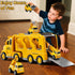2 3 4 5 5-in-1 2-4 Pushdozer Construction Trucks Toys for Years Old Boys - Carrier Transport Vehicle Truck for Toddlers