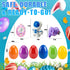 200 SQZUWIT Pcs Prefilled Easter Eggs Filled with Toys Inside for Kids Boys Girls Pre-filled Easter Hunt Basket